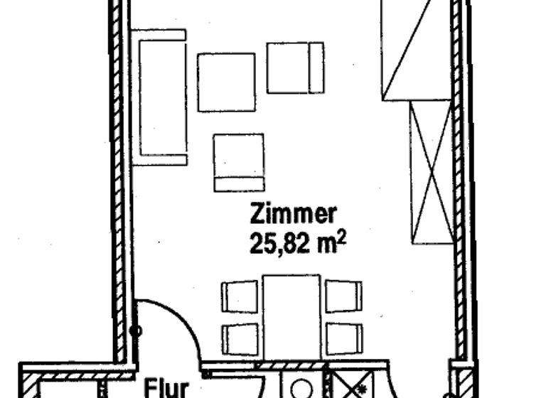 Studio zur Miete 330 € 1 Zimmer 41 m² frei ab sofort Am Exerzierplatz 14 Parchim 19370