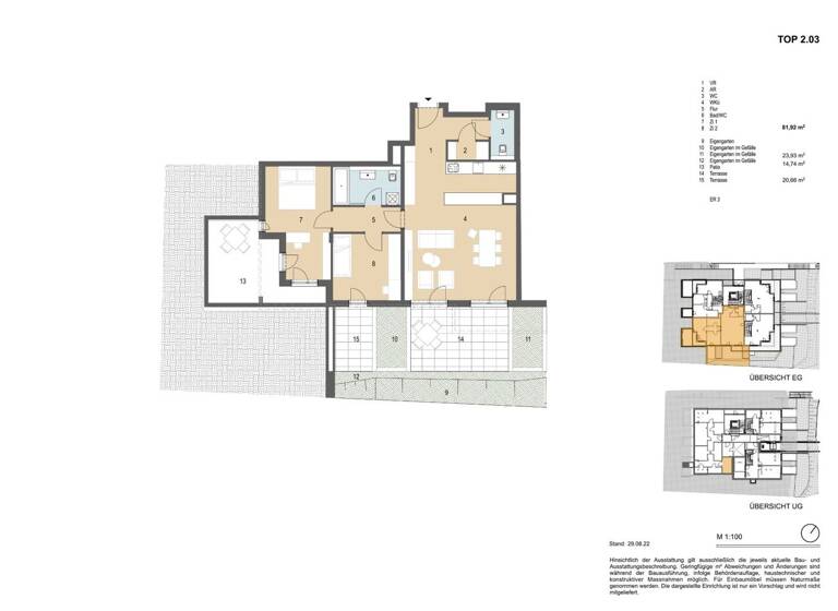 Wohnung zum Kauf - Erstbezug 653.000 € 3 Zimmer 82,7 m² EG Am Renninger 10 Klosterneuburg 3400