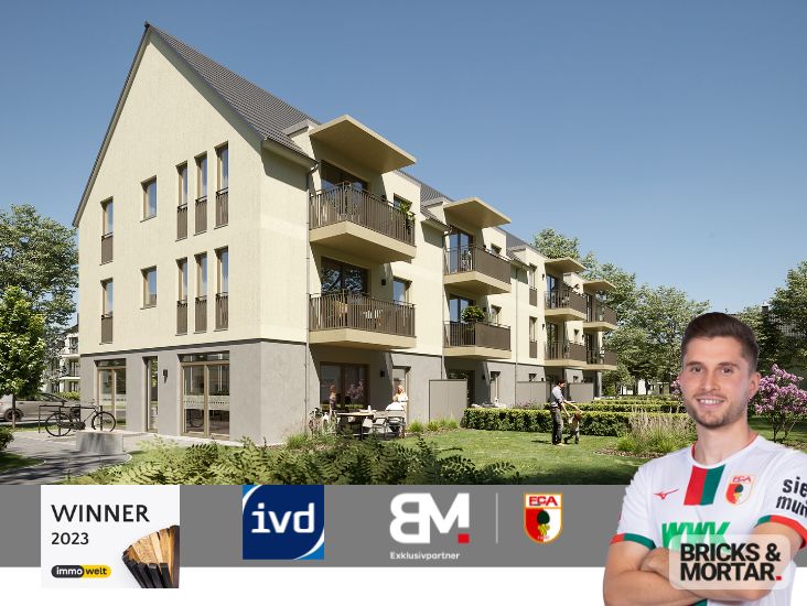 Wohnung zum Kauf 399.999 € 3 Zimmer 87,2 m²<br/>Wohnfläche 2.<br/>Geschoss Dinkelscherben Dinkelscherben 86424