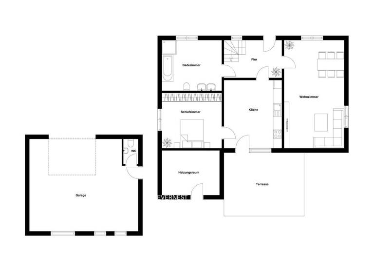 Einfamilienhaus zum Kauf 213.000 € 6 Zimmer 213,8 m² 558 m² Grundstück Höfen Uchte 31600