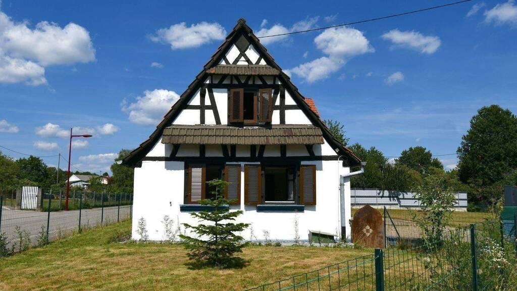Einfamilienhaus zum Kauf provisionsfrei 191.000 € 4 Zimmer 80 m² 974 m² Grundstück frei ab sofort rue de Bellac Niederroedern 67470