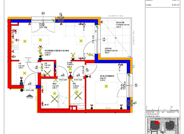 Wohnung zur Miete - Erstbezug 654 € 2 Zimmer 49,9 m² 1. Geschoss Kellner-Straße/Perausch-Straße Enns 4470