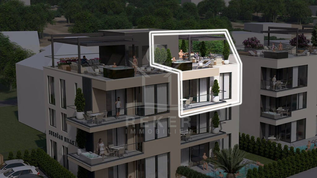 Penthouse zum Kauf - Erstbezug 489.000 € 3 Zimmer 104 m² 2. Geschoss Sukosan 23206