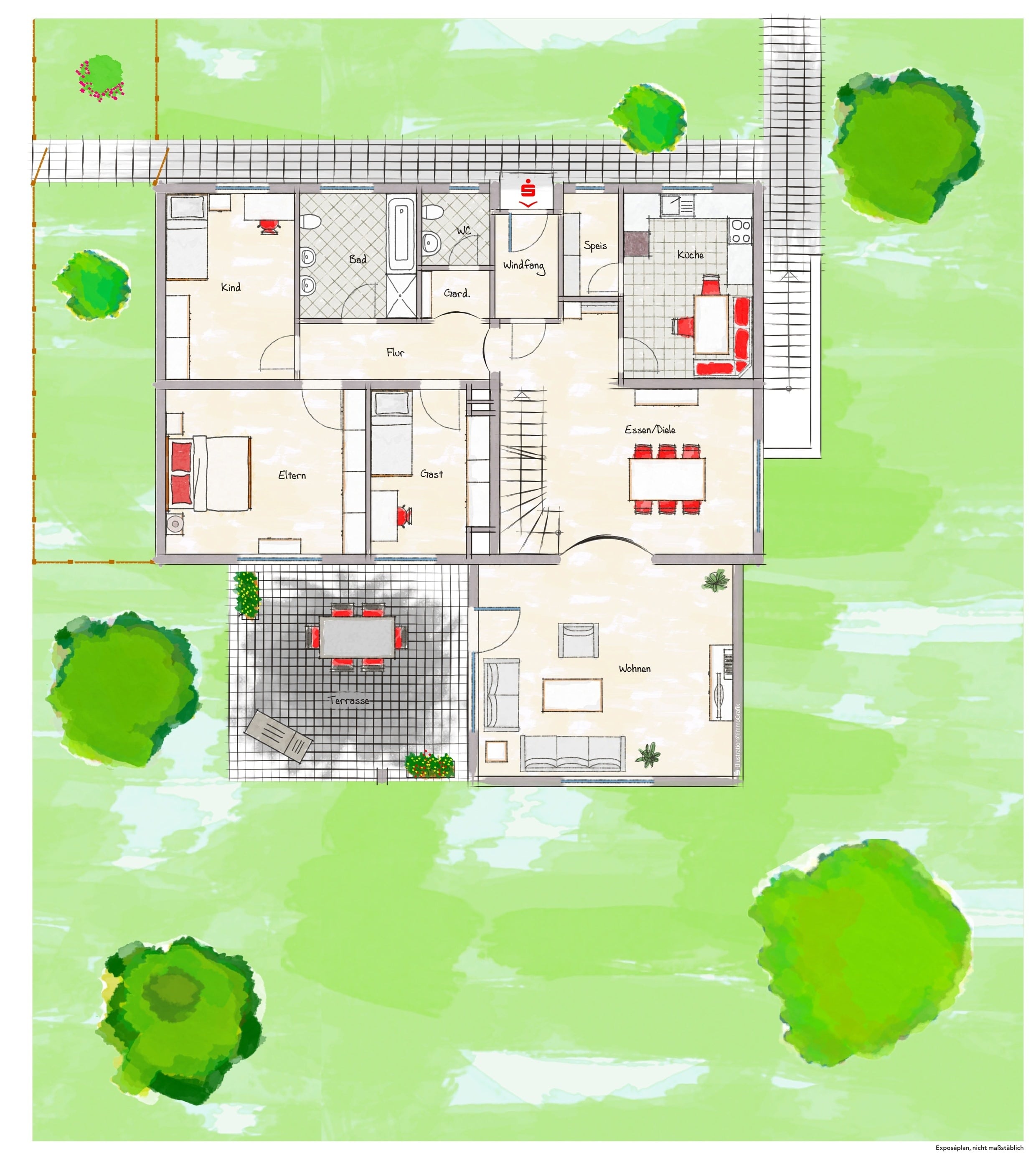 Einfamilienhaus zum Kauf 335.000 € 4,5 Zimmer 127 m²<br/>Wohnfläche 706 m²<br/>Grundstück ab sofort<br/>Verfügbarkeit Deutschhof - Ost Schweinfurt 97422