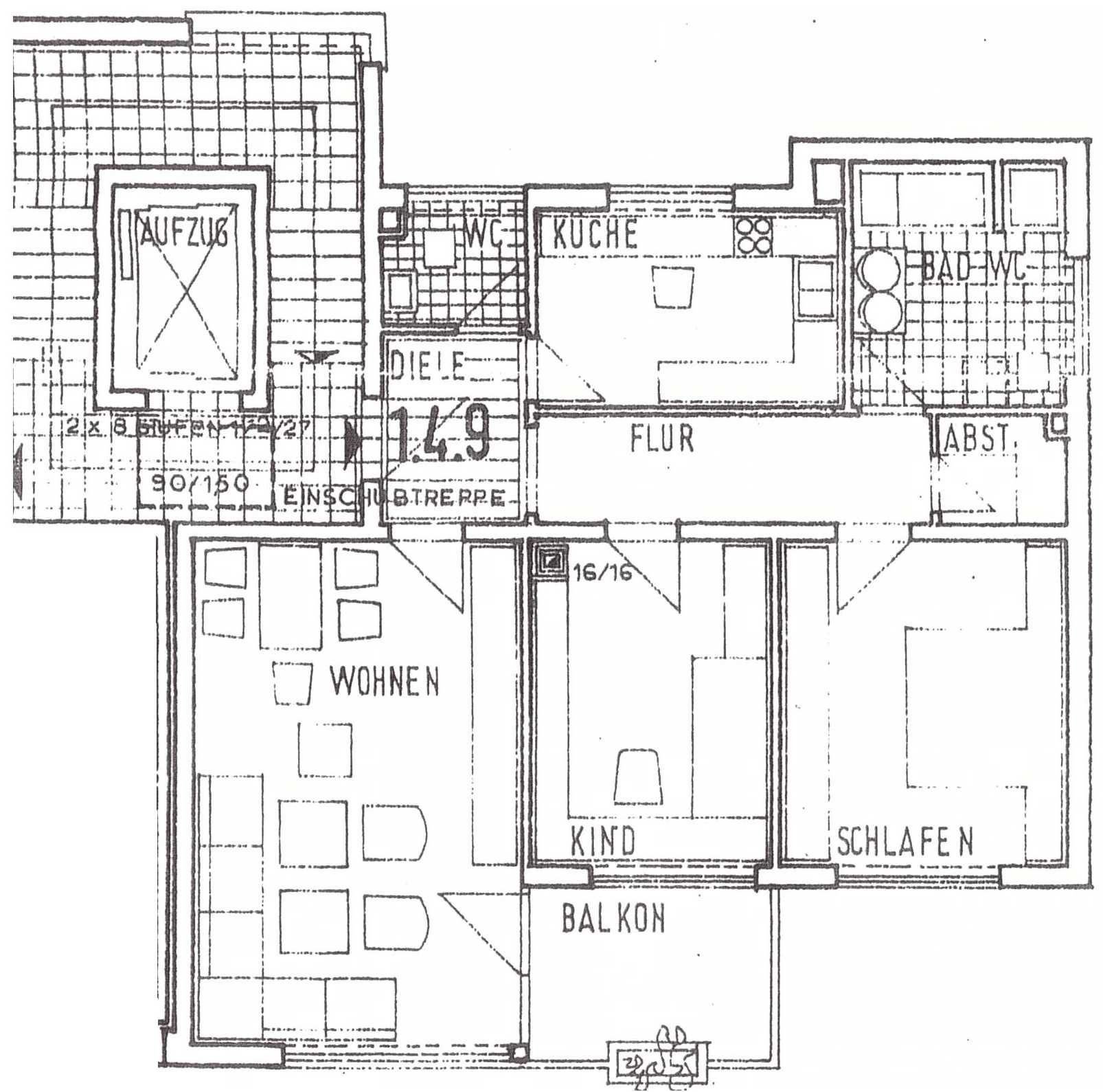 Wohnung zum Kauf 369.000 € 3 Zimmer 84,4 m²<br/>Wohnfläche 1.<br/>Geschoss ab sofort<br/>Verfügbarkeit Großreuth bei Schweinau Nürnberg 90431