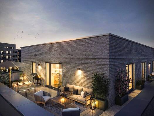 Penthouse zum Kauf - Neubau provisionsfrei 1.170.000 € 4 Zimmer 123,4 m² 6. Geschoss Niendorfer Weg 11-15 Groß Borstel Hamburg / Groß Borstel 22453