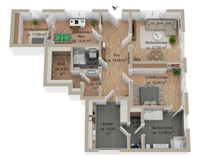 Doppelhaushälfte zum Kauf 549.000 € 4 Zimmer 125 m² 1.249 m² Grundstück Eilendorf Buxtehude 21614