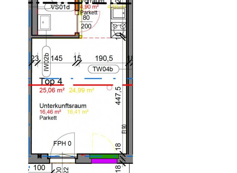 Studio zum Kauf - Erstbezug 200.000 € 1 Zimmer 25,1 m² EG Wien 1170