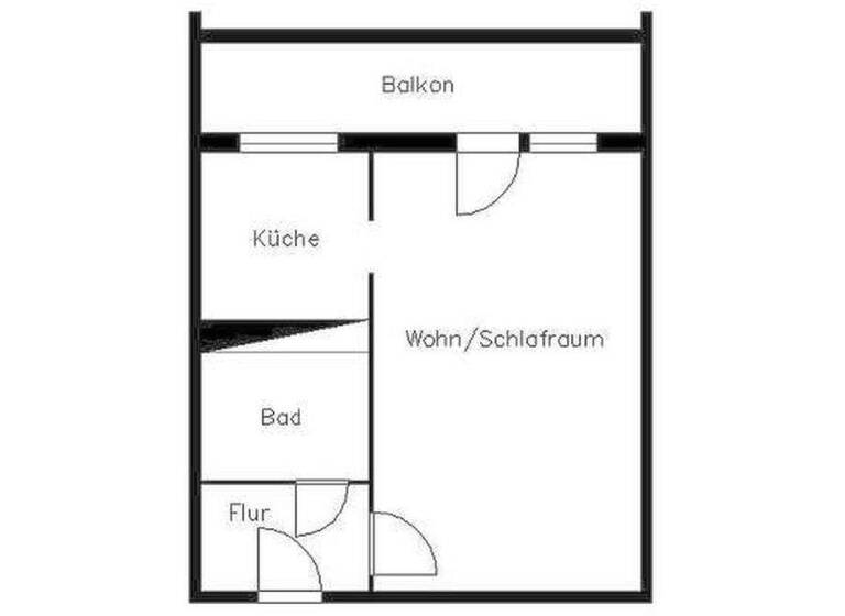 Studio zur Miete 197 € 1 Zimmer 36,2 m² EG Karl-Friedrich-Schinkel-Straße 21 Chrieschwitz Plauen 08529