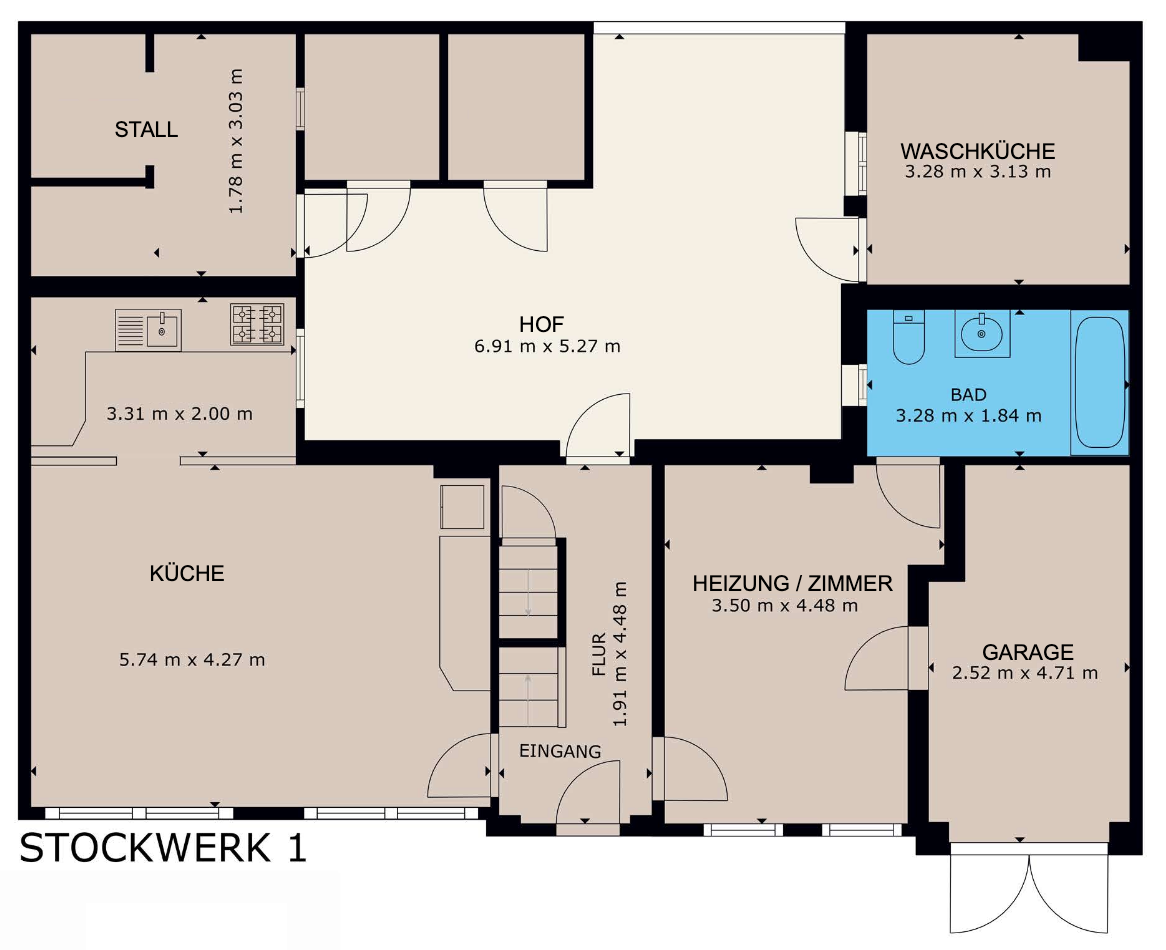 Reihenmittelhaus zum Kauf 89.000 € 5 Zimmer 135 m²<br/>Wohnfläche 150 m²<br/>Grundstück Elisabethstraße 3 Aschersleben Aschersleben 06449