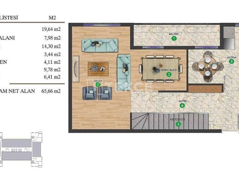 Wohnung zum Kauf 136.000 € 78 m² Gölbasi