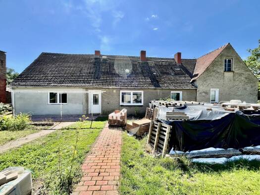 Einfamilienhaus zum Kauf provisionsfrei 65.000 € 3,5 Zimmer 100 m² 921 m² Grundstück frei ab sofort Beveringen Pritzwalk 16928