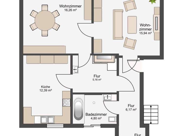 Doppelhaushälfte zum Kauf 79.000 € 7 Zimmer 143 m² 1.800 m² Grundstück Altjeßnitz Jeßnitz 06800
