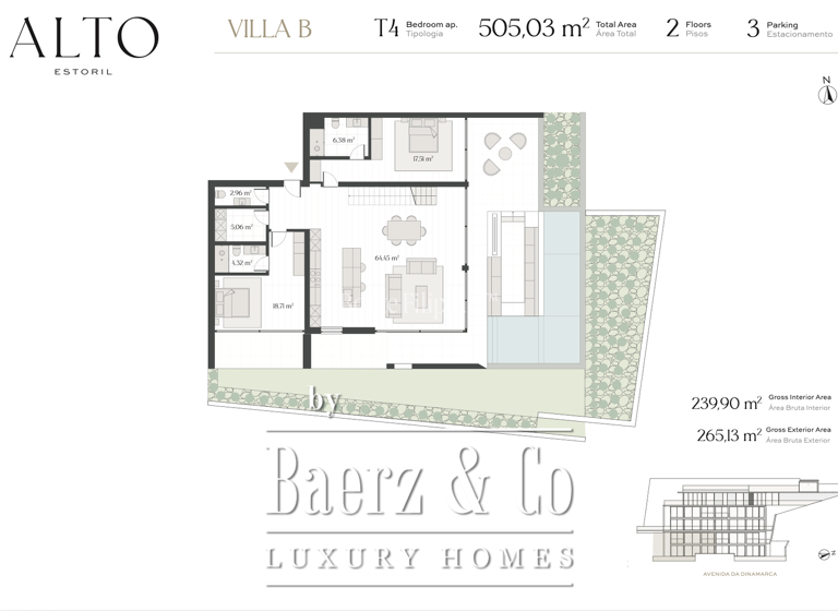 Haus zum Kauf 2.550.000 € 505 m² 505 m² Grundstück cascais e estoril