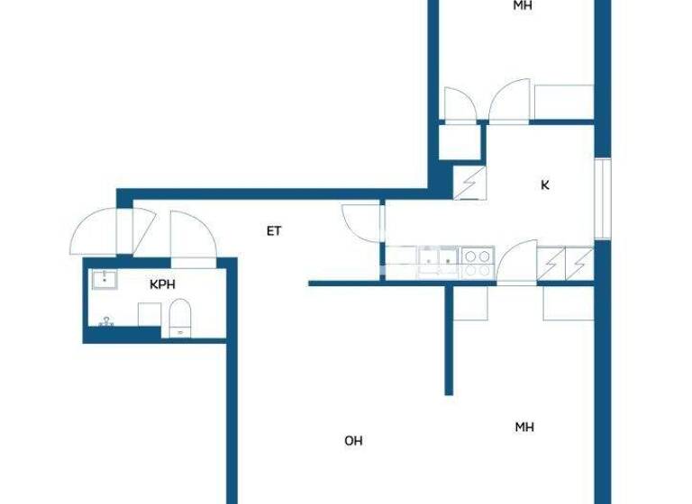 Studio zum Kauf 154.500 € 3 Zimmer 62 m² 3. Geschoss Valkeisenkatu 11 Kuopio 70600