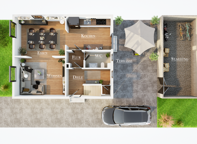 Doppelhaushälfte zum Kauf provisionsfrei 249.000 € 5,5 Zimmer 110 m² 826 m² Grundstück Polsumer Straße 38a Scherlebeck Herten 45701