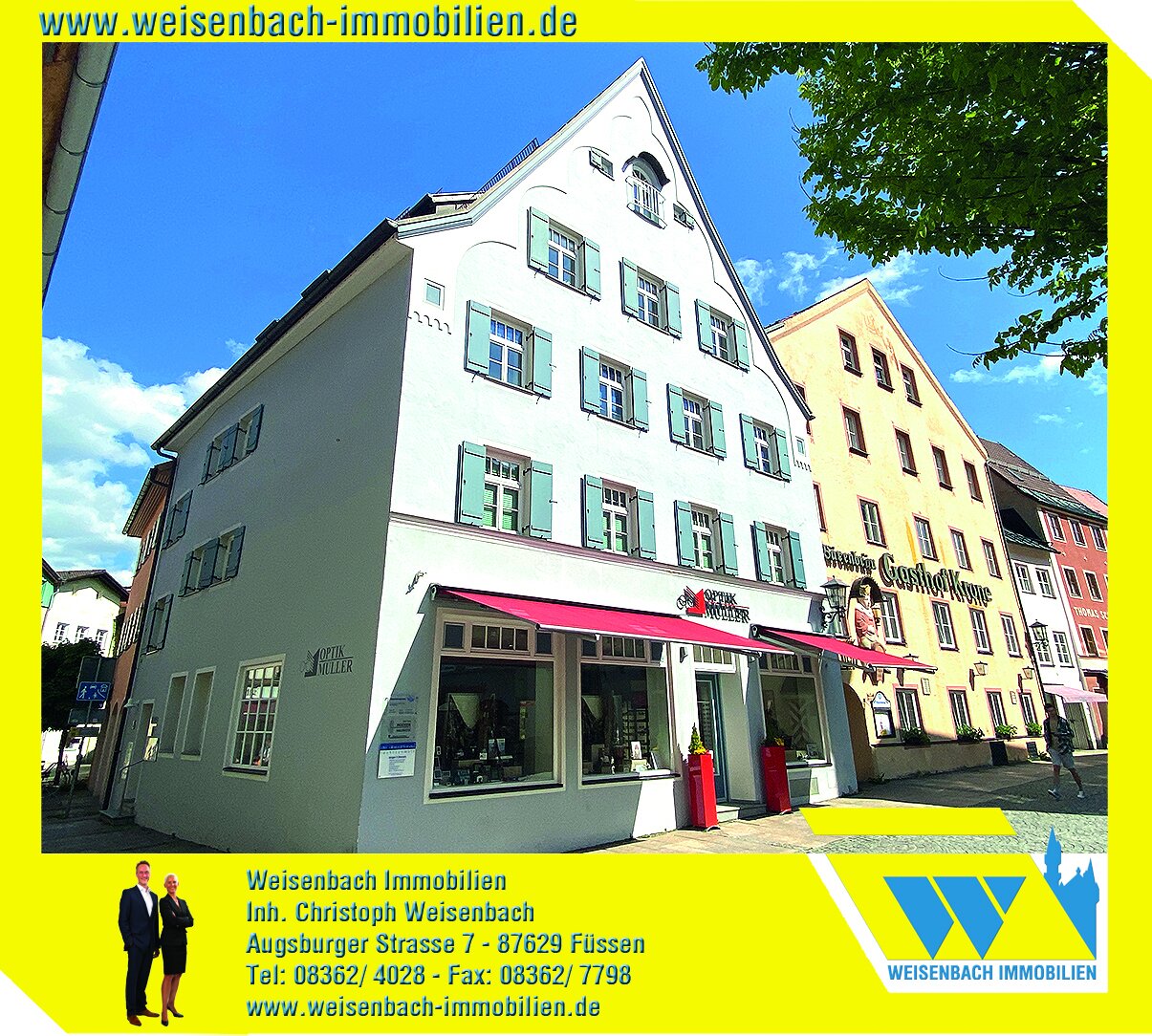 Praxisfläche zur Miete 1.470 € 6 Zimmer 105 m²<br/>Bürofläche Füssen Füssen 87629