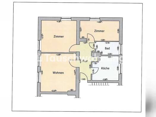 Wohnung zur Miete Tauschwohnung 480 € 3 Zimmer 64 m² Reutershagen West 18069
