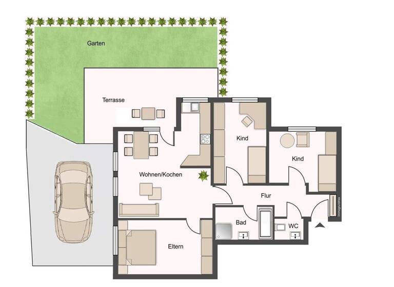 Wohnung zum Kauf 470.000 € 4 Zimmer 84 m² West Ludwigsburg 71636