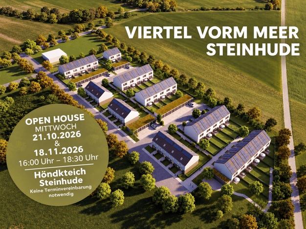 Reihenmittelhaus zum Kauf - Neubau provisionsfrei 399.900 € 5 Zimmer 129 m² 162 m² Grundstück frei ab 31.03.2027 Steinhude Wunstorf 31515