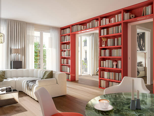 Wohnung zum Kauf - Neubau provisionsfrei 498.000 € 2 Zimmer 44,7 m² 1. Geschoss Schwiebusserstraße 17 Kreuzberg Berlin 10965