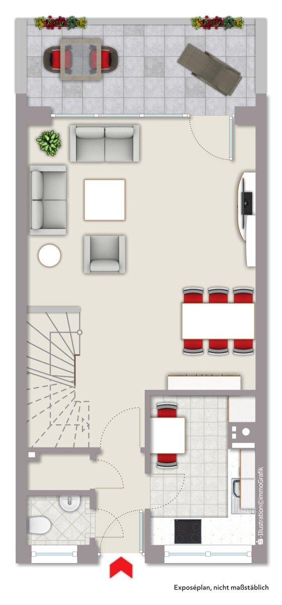 Maisonette zum Kauf 159.000 € 4 Zimmer 95 m²<br/>Wohnfläche 2.<br/>Geschoss Beckum Beckum 59269