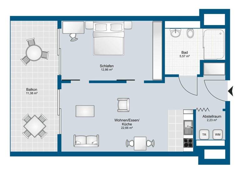 Wohnung zum Kauf provisionsfrei 250.000 € 2 Zimmer 49 m² 2. Geschoss Darme Lingen 49808