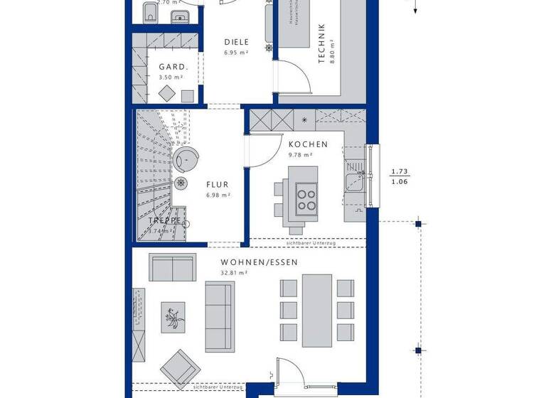 Doppelhaushälfte zum Kauf 910.500 € 5 Zimmer 165 m² 325 m² Grundstück Inhausen Haimhausen 85778