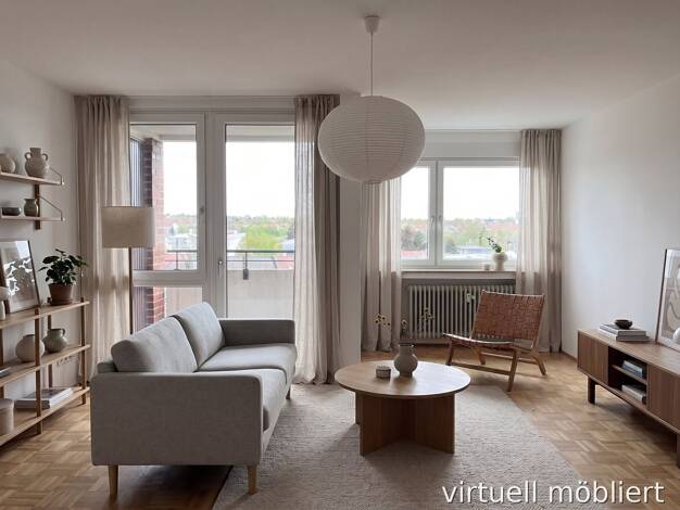 Wohnung zur Miete 824 € 3 Zimmer 78 m² 8. Geschoss frei ab sofort Äußere Bayreuther Str. 154 Herrnhütte Nürnberg 90411