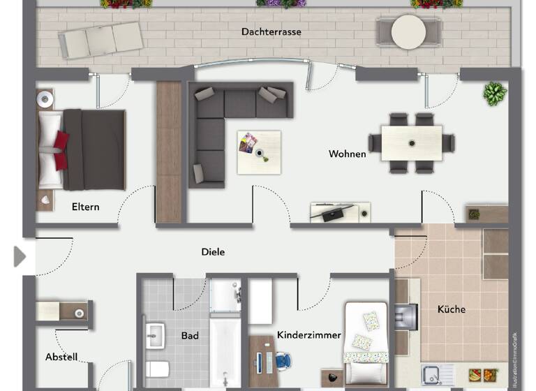 Wohnung zum Kauf 197.500 € 4 Zimmer 79 m²<br/>Wohnfläche 4.<br/>Geschoss Gellershagen Bielefeld 33613