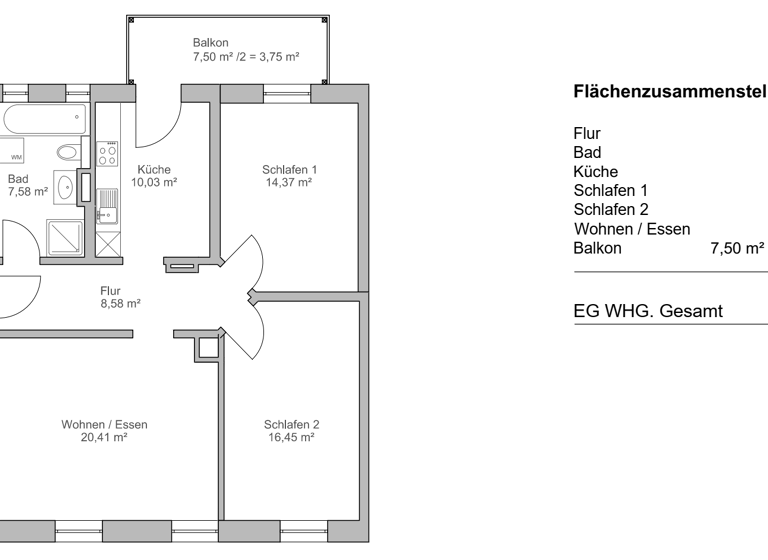 Wohnung zur Miete 1.750 € 3 Zimmer 84 m²<br/>Wohnfläche EG<br/>Geschoss ab sofort<br/>Verfügbarkeit Petershausen Konstanz 78467