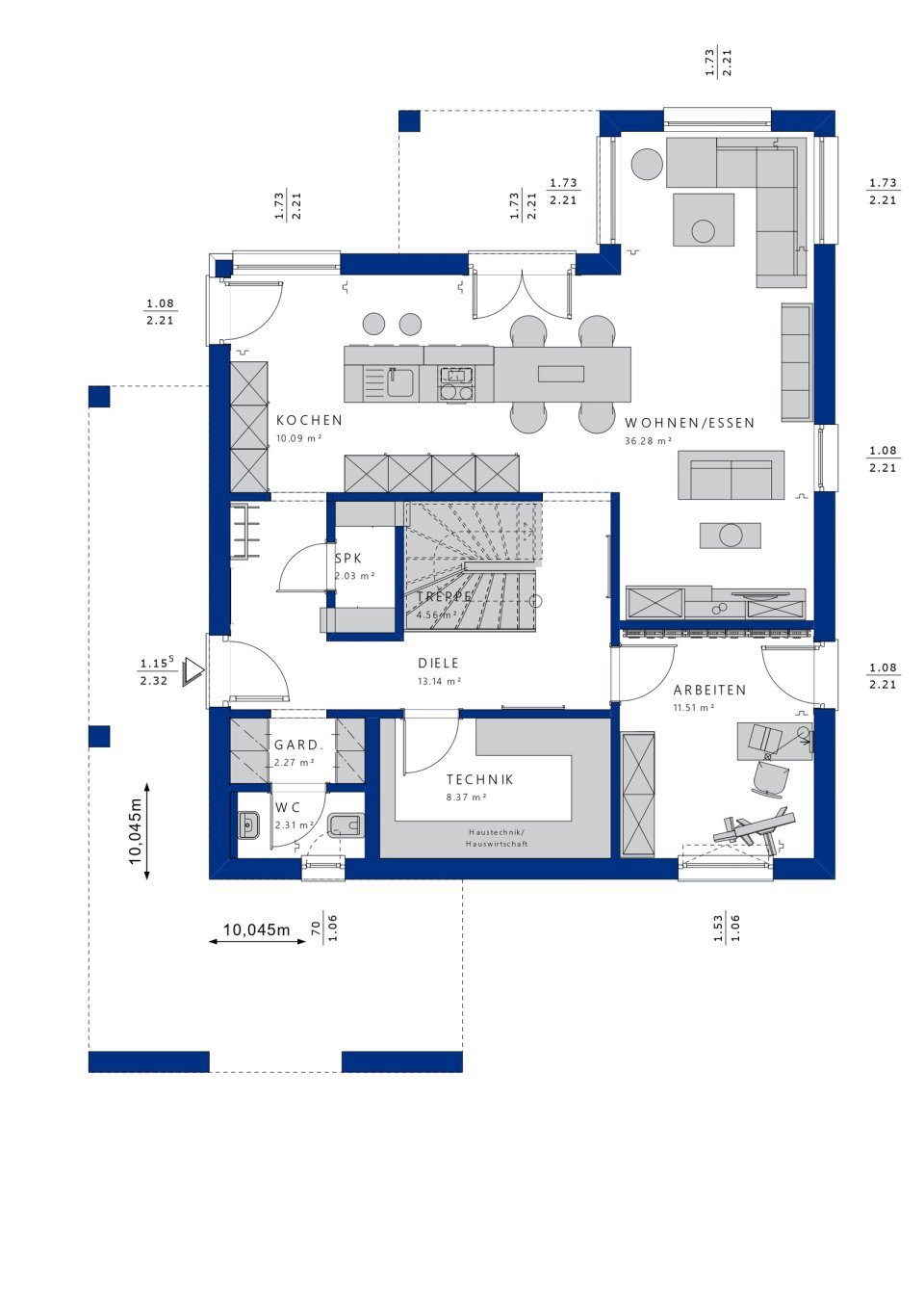 Haus zum Kauf 708.478 € 6 Zimmer 158 m²<br/>Wohnfläche 739 m²<br/>Grundstück Weseke Borken 46325