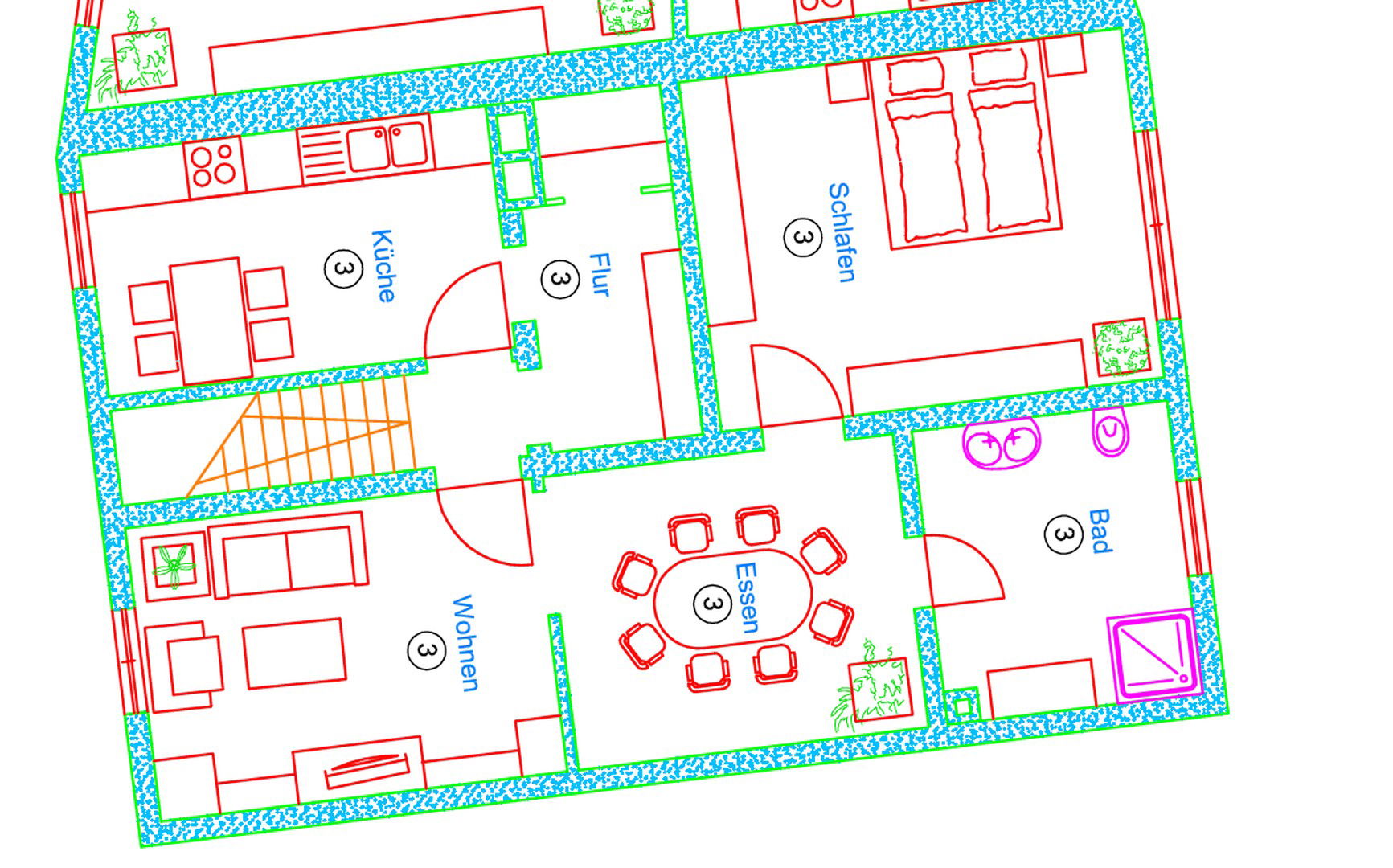 Wohnung zur Miete 830 € 2 Zimmer 70 m²<br/>Wohnfläche 1.<br/>Geschoss Stuttgarter Str. 39 Schwieberdingen Schwieberdingen 71701