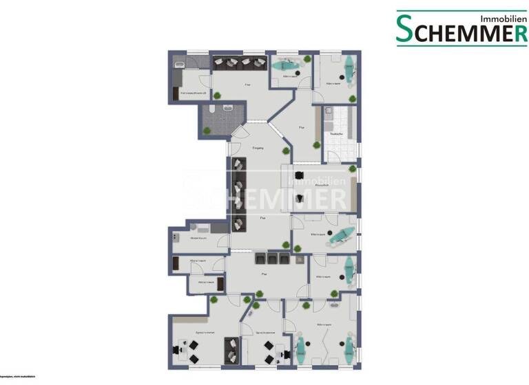 Praxis zur Miete 1.390 € 151 m² Bürofläche Waldkirch 79183
