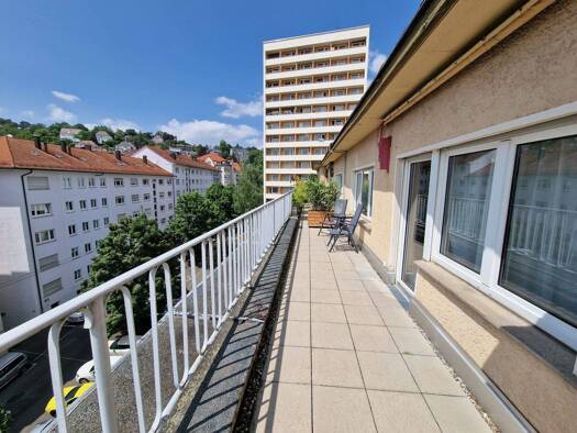 Penthouse zur Miete 1.250 € 2,5 Zimmer 74 m² 6. Geschoss frei ab 01.12.2025 Kornbergstr. 24 West Stuttgart 70176