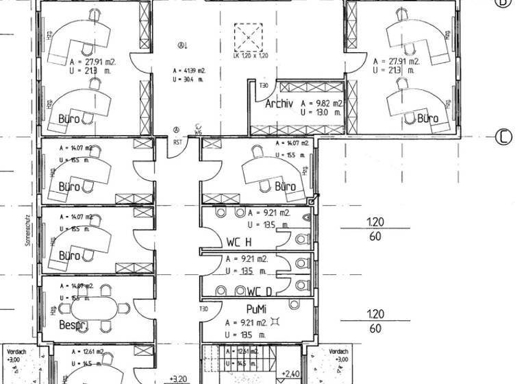Bürofläche zur Miete provisionsfrei 3.555 € 394,6 m² Bürofläche Langenwiedenweg 78 Werl 59457