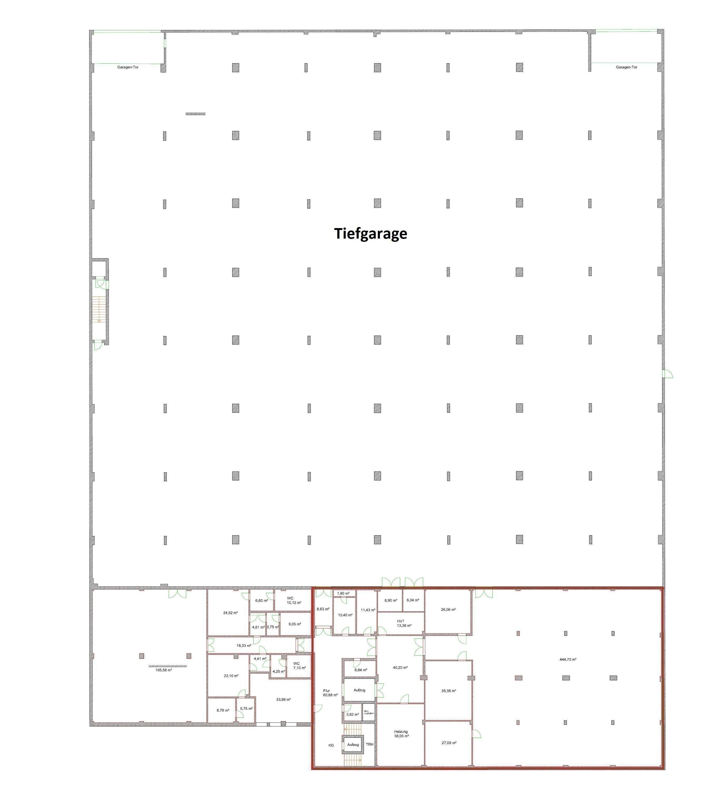 Lagerhalle zur Miete provisionsfrei 6,50 € 445 m²<br/>Lagerfläche von 10 m² bis 445 m²<br/>Teilbarkeit Bahrenfeld Hamburg 22525