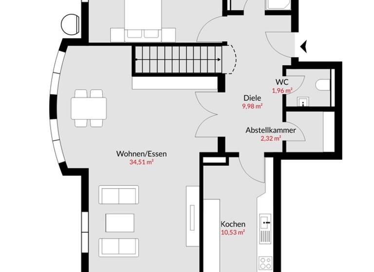 Wohnung zum Kauf 1.255.000 € 5 Zimmer 151 m²<br/>Wohnfläche EG<br/>Geschoss Starnberg Starnberg 82319