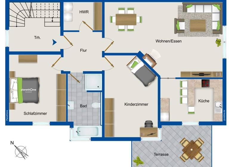Wohnung zum Kauf 349.000 € 3 Zimmer 104 m² Gretesch Osnabrück 49086