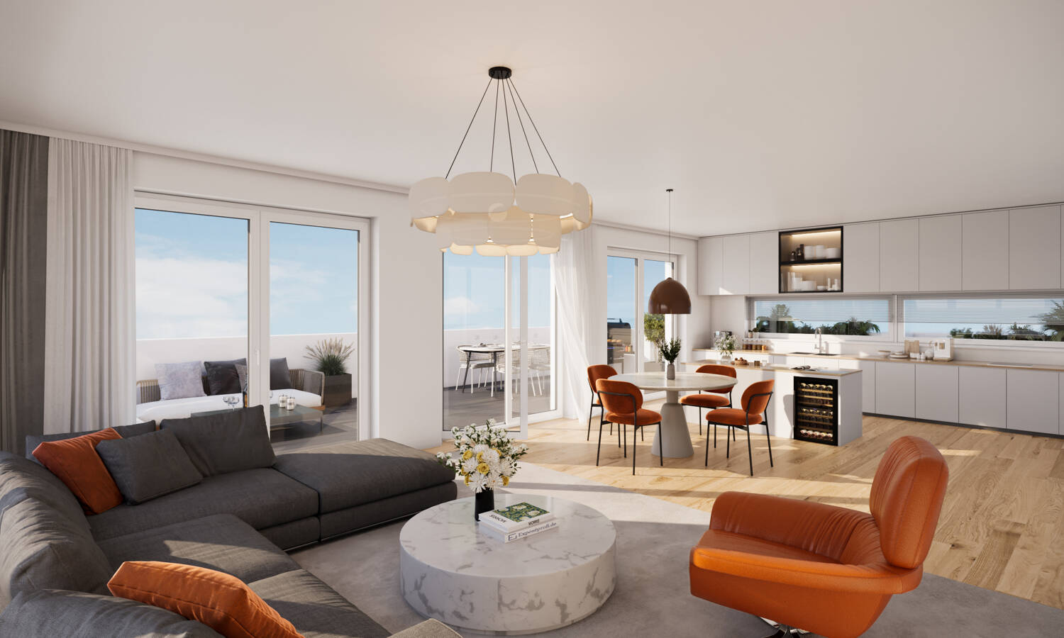 Penthouse zum Kauf provisionsfrei 729.000 € 3 Zimmer 118,2 m²<br/>Wohnfläche EG<br/>Geschoss Rheingaustr. 95 Hofheim Hofheim 65719