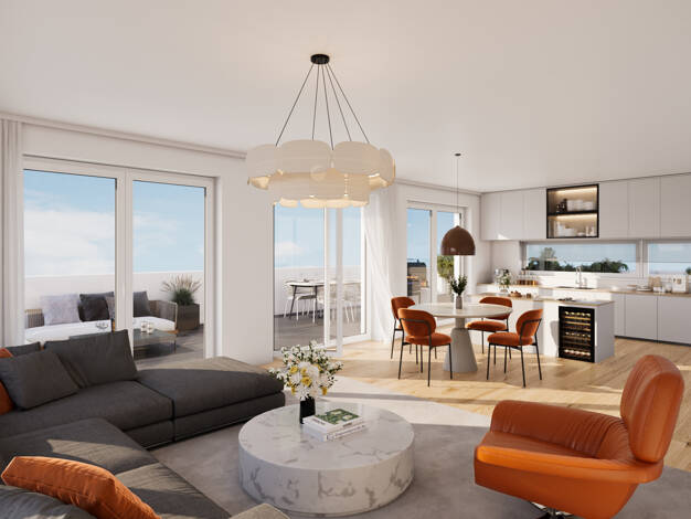 Penthouse zum Kauf provisionsfrei 729.000 € 3 Zimmer 118,2 m² EG Rheingaustr. 95 Hofheim Hofheim 65719
