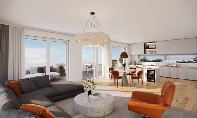 Penthouse zum Kauf provisionsfrei 729.000 € 3 Zimmer 118,2 m² EG Rheingaustr. 95 Hofheim Hofheim 65719