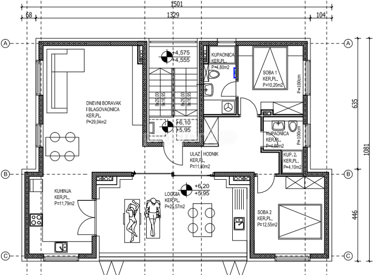 Wohnung zum Kauf 557.230 € 2 Zimmer 2. Geschoss Primosten 22202