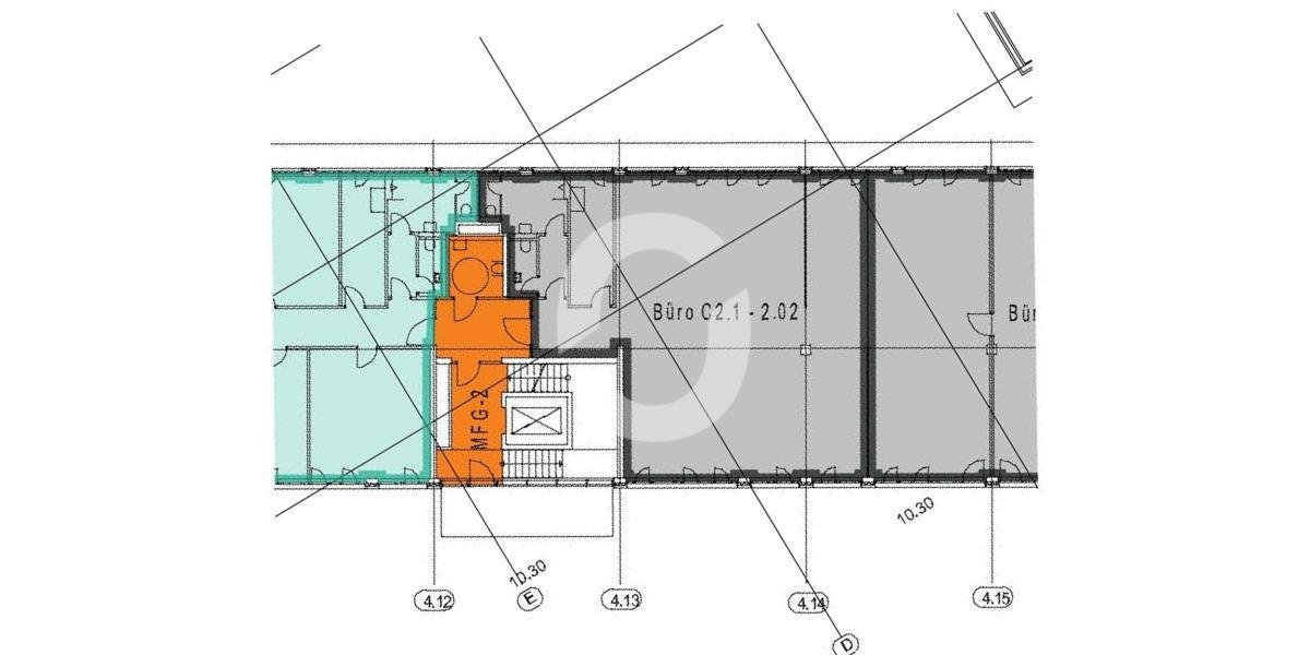 Büro-/Praxisfläche zur Miete provisionsfrei 14,50 € 193 m²<br/>Bürofläche ab 193 m²<br/>Teilbarkeit Seelberg Stuttgart, Bad Cannstatt 70372