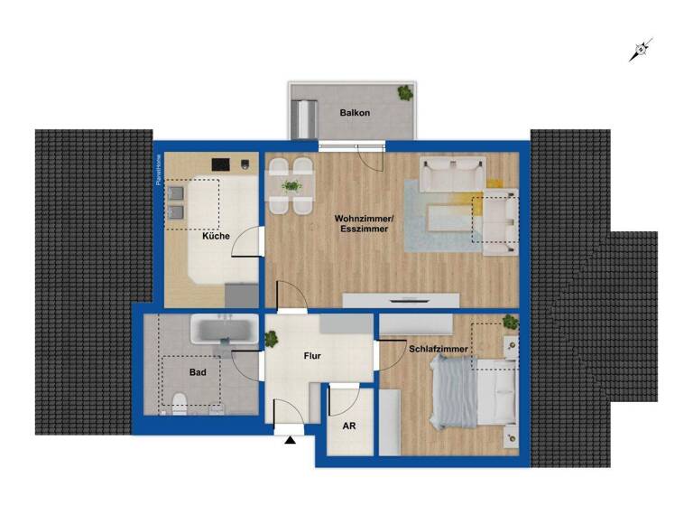 Wohnung zum Kauf 145.000 € 2 Zimmer 60 m² 2. Geschoss Röthlein 97520
