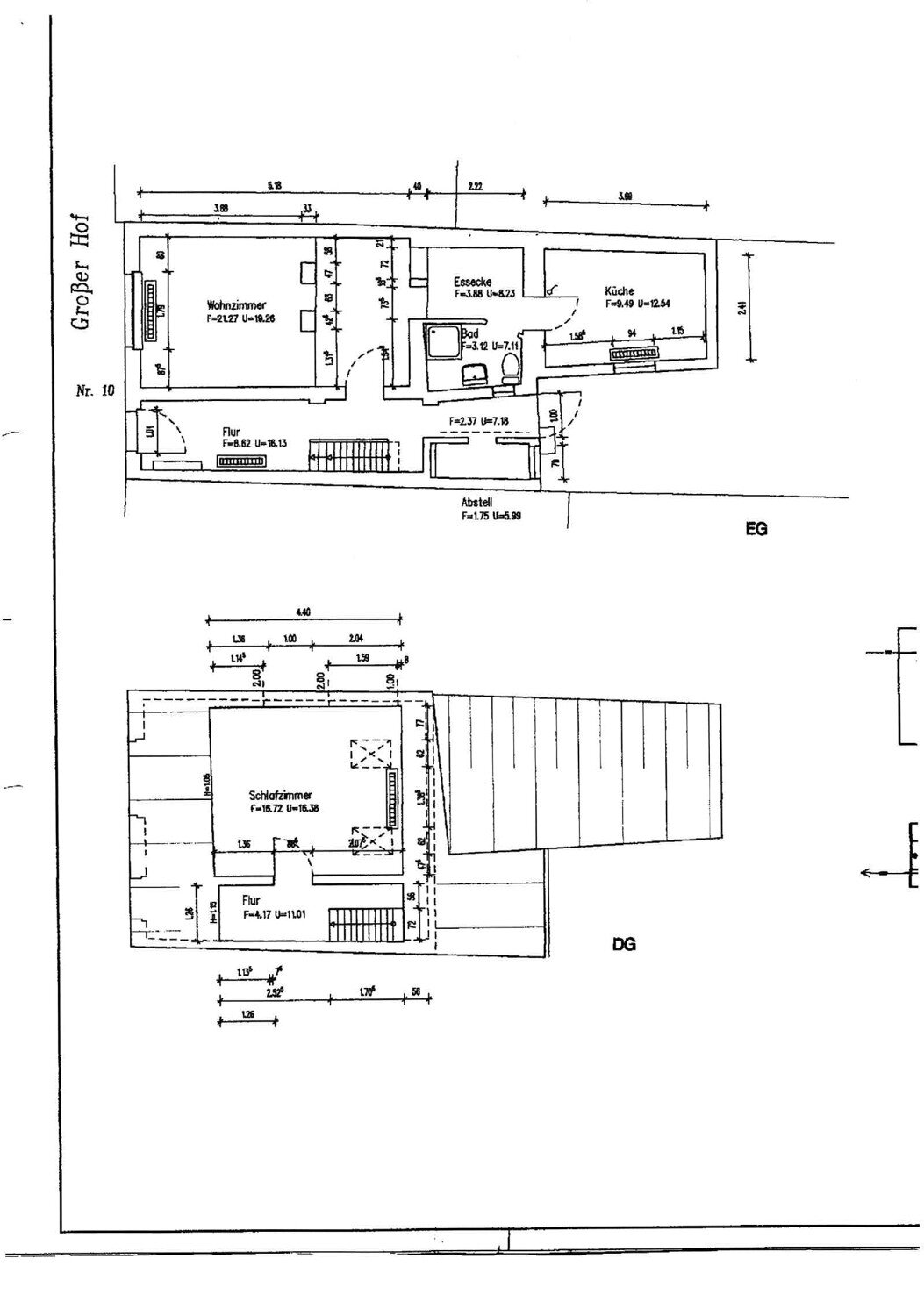 Reihenmittelhaus zum Kauf 69.000 € 2 Zimmer 62 m²<br/>Wohnfläche 199 m²<br/>Grundstück Burg Burg 39288