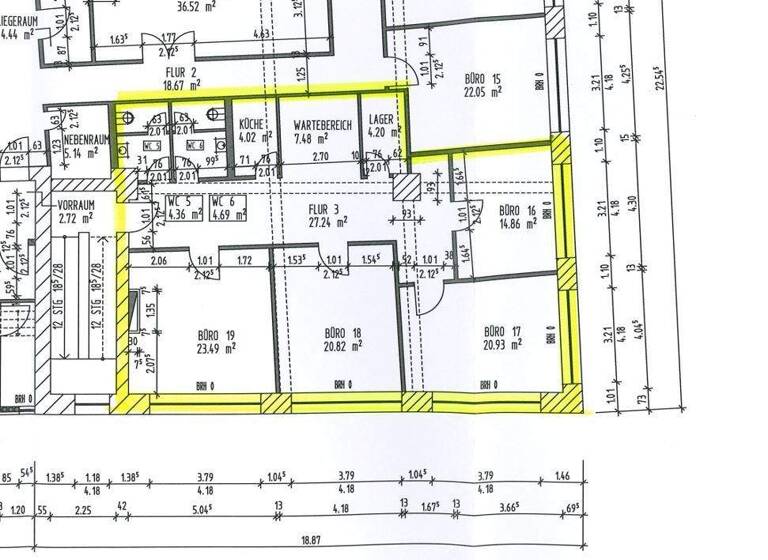 Bürofläche zur Miete 11,97 € 132 m² Bürofläche Innenstadt Greifswald 17489
