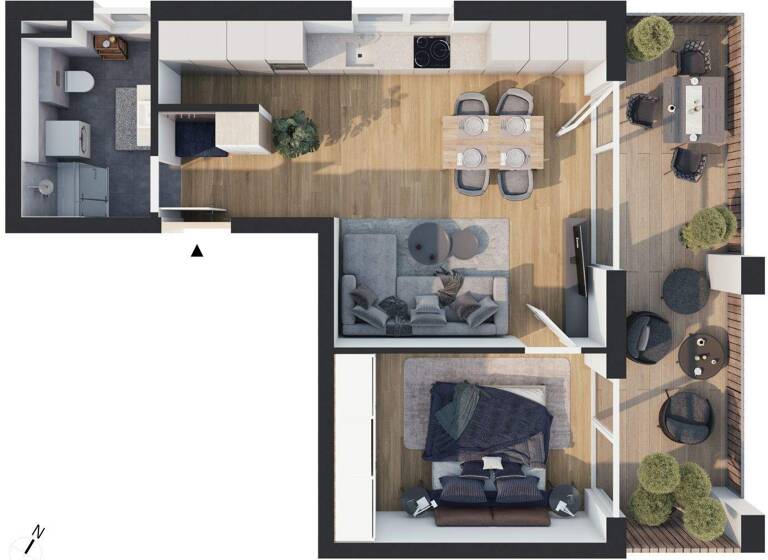 Wohnung zum Kauf - Neubau provisionsfrei 325.000 € 2 Zimmer 50,4 m² 2. Geschoss Franz-Prantl-Park 2 Jenbach 6200