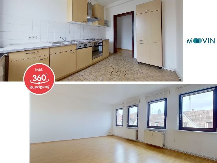 Wohnung zur Miete 580 € 2 Zimmer 63 m²<br/>Wohnfläche 4.<br/>Geschoss 01.12.2024<br/>Verfügbarkeit Ratsbleiche 9 Altes Hochschulviertel Braunschweig 38114