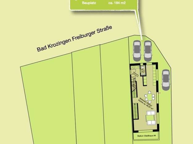Haus zum Kauf - Erstbezug provisionsfrei 592.999 € 5 Zimmer 176 m² 184 m² Grundstück Bad Krozingen Bad Krozingen 79189
